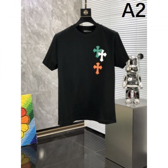 2024SS Easy to wear colors CHROME HEARTS Short sleeve T-shirt 2024SS Easy to wear colors CHROME HEARTS Short sleeve T-shirt