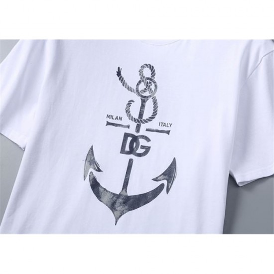 2024SS Extremely Popular DOLCE & GABBANA Dolce & Gabbana Short Sleeve T-shirt 2024SS Extremely Popular DOLCE & GABBANA Dolce & Gabbana Short Sleeve T-shirt