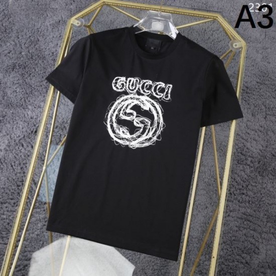2024SS This season's brand GUCCI Gucci short sleeve T-shirt 2024SS This season's brand GUCCI Gucci short sleeve T-shirt