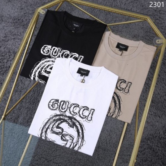 2024SS This season's brand GUCCI Gucci short sleeve T-shirt 2024SS This season's brand GUCCI Gucci short sleeve T-shirt