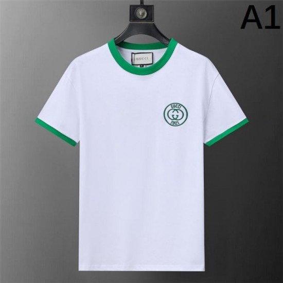2024SS Outstanding Brand Print GUCCI Gucci Short Sleeve T-shirt 2024SS Outstanding Brand Print GUCCI Gucci Short Sleeve T-shirt