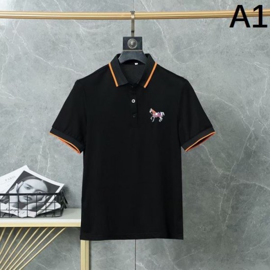 2024SS Style that can be used for summer HERMES Short sleeve T-shirt 2024SS Style that can be used for summer HERMES Short sleeve T-shirt