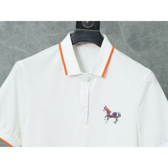 2024SS Style that can be used for summer HERMES Short sleeve T-shirt 2024SS Style that can be used for summer HERMES Short sleeve T-shirt