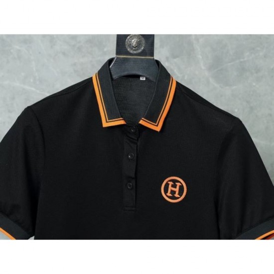 2024SS HERMES short sleeve T-shirt perfect for summer outings 2024SS HERMES short sleeve T-shirt perfect for summer outings