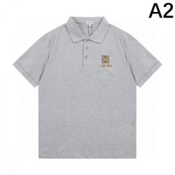 2024SS Summer new item that is sure to be a hit this season LOEWE Short sleeve T-shirt