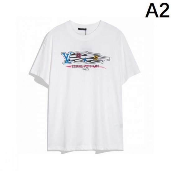 2024SS Spring/Summer Standard New LOUIS VUITTON Short Sleeve T-shirt 2024SS Spring/Summer Standard New LOUIS VUITTON Short Sleeve T-shirt