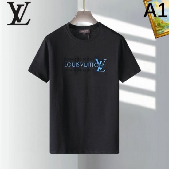 2024SS This year's summer favorite LOUIS VUITTON Short sleeve T-shirt 2024SS This year's summer favorite LOUIS VUITTON Short sleeve T-shirt