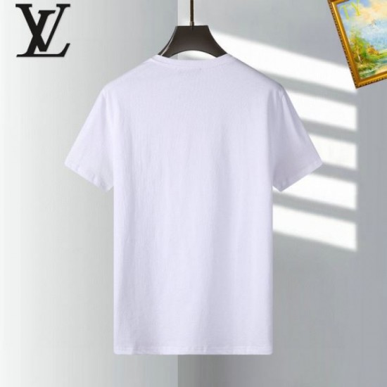 2024SS This year's summer favorite LOUIS VUITTON Short sleeve T-shirt 2024SS This year's summer favorite LOUIS VUITTON Short sleeve T-shirt