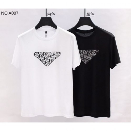 2024SS Summer new product that will be loved by many PRADA Short sleeve T-shirt 2024SS Summer new product that will be loved by many PRADA Short sleeve T-shirt