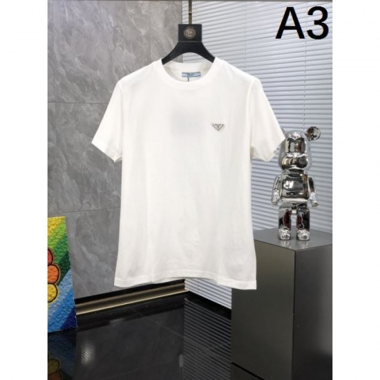 2024SS New Summer New Releases PRADA Short Sleeve T-Shirt 2024SS New Summer New Releases PRADA Short Sleeve T-Shirt