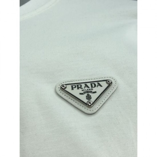 2024SS New Summer New Releases PRADA Short Sleeve T-Shirt 2024SS New Summer New Releases PRADA Short Sleeve T-Shirt