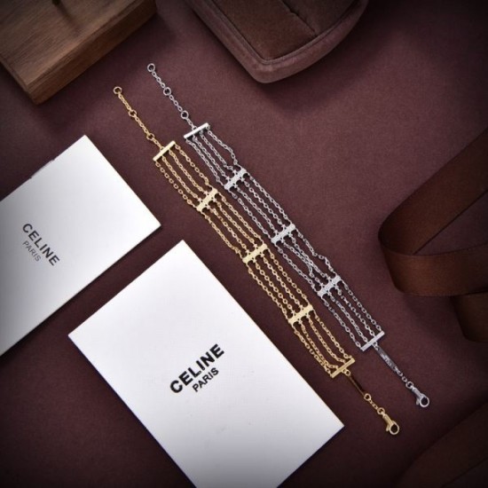 Small quantity in stock ☆ Limited model 2024SS Bracelet CELINE Small quantity in stock ☆ Limited model 2024SS Bracelet CELINE