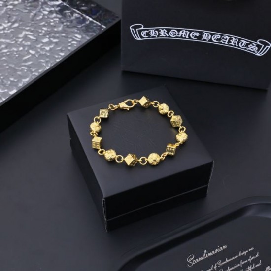 CHROME HEARTS Chrome Hearts Summer Popular Model 2024SS Bracelet CHROME HEARTS Chrome Hearts Summer Popular Model 2024SS Bracelet