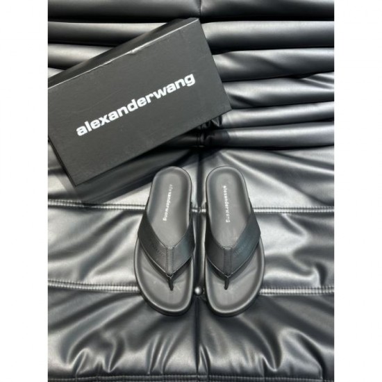 ALEXANDER WANG Spring/Summer Essentials 2024SS Men's Slippers ALEXANDER WANG Spring/Summer Essentials 2024SS Men's Slippers