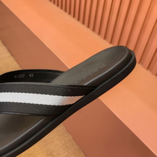 BALLY 2024SS men's slippers that give the impression of a fashionable expert BALLY 2024SS men's slippers that give the impression of a fashionable expert
