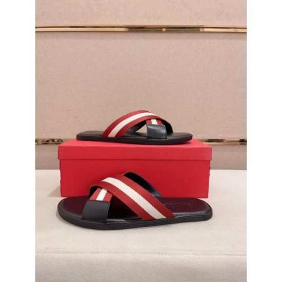 BALLY Popular style that sold this year 2024SS Men's sandals BALLY Popular style that sold this year 2024SS Men's sandals