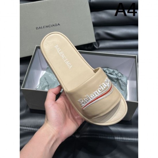 BALENCIAGA Balenciaga 2024SS Men's Slippers in Colors that Can Be Mixed and Matched BALENCIAGA Balenciaga 2024SS Men's Slippers in Colors that Can Be Mixed and Matched