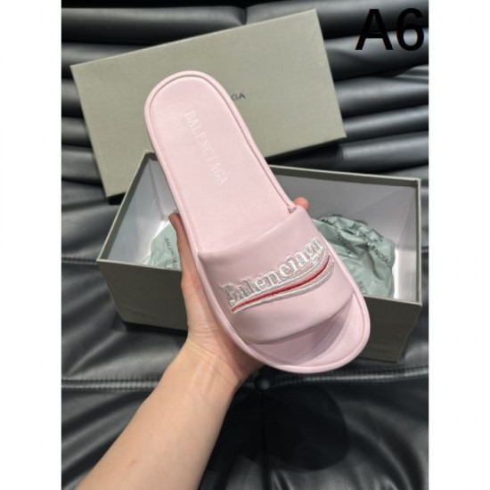 BALENCIAGA Balenciaga 2024SS Men's Slippers in Colors that Can Be Mixed and Matched BALENCIAGA Balenciaga 2024SS Men's Slippers in Colors that Can Be Mixed and Matched