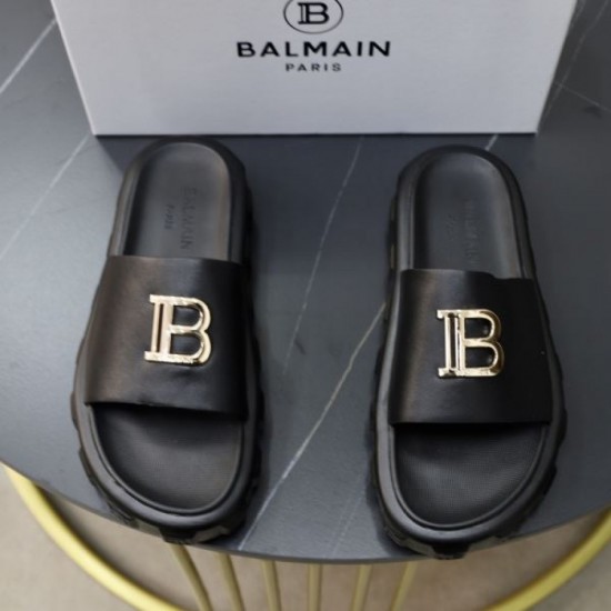 BALMAIN New summer products that transcend borders and eras 2024SS Men's slippers BALMAIN New summer products that transcend borders and eras 2024SS Men's slippers