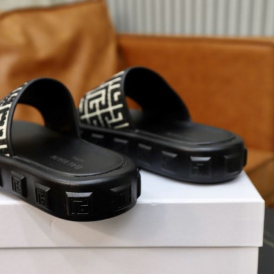 BALMAIN 2024SS men's slippers that are now very popular among celebrities BALMAIN 2024SS men's slippers that are now very popular among celebrities
