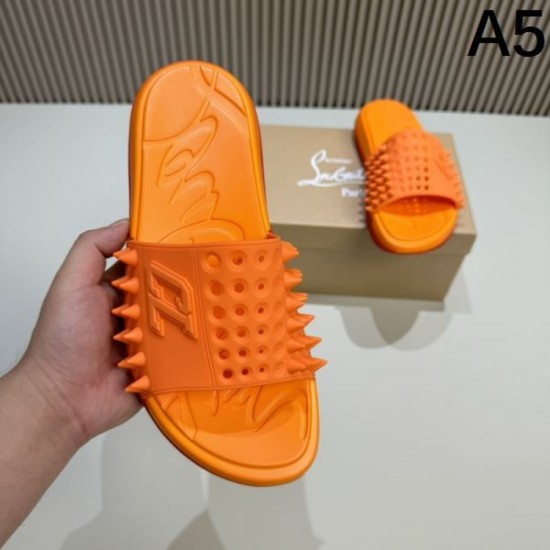 CHRISTIAN LOUBOUTIN Christian Louboutin Summer Popular 2024SS Men's Slippers CHRISTIAN LOUBOUTIN Christian Louboutin Summer Popular 2024SS Men's Slippers