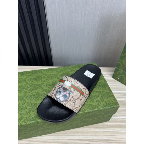 GUCCI Gucci This season's explosively popular standard product 2024SS Men's slippers GUCCI Gucci This season's explosively popular standard product 2024SS Men's slippers