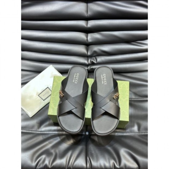 GUCCI Gucci Show a calm atmosphere 2024SS Men's slippers GUCCI Gucci Show a calm atmosphere 2024SS Men's slippers