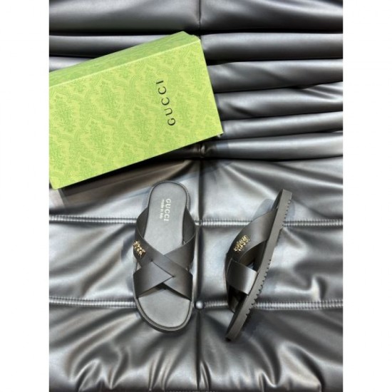 GUCCI Gucci Show a calm atmosphere 2024SS Men's slippers GUCCI Gucci Show a calm atmosphere 2024SS Men's slippers
