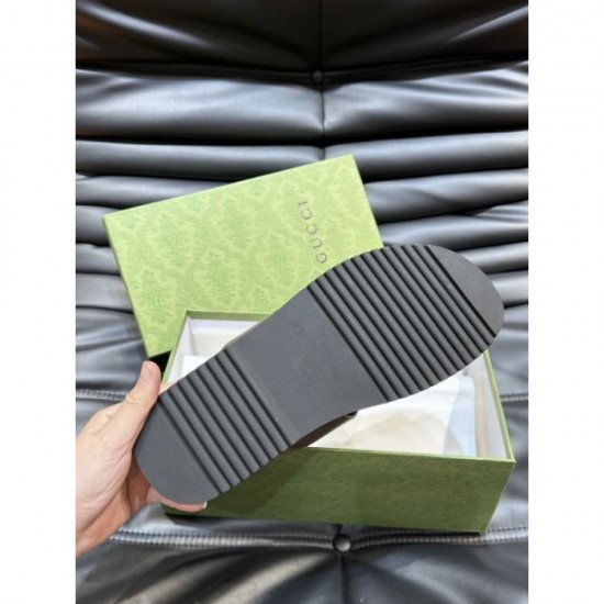 GUCCI Gucci Latest Ahead Stylish Logo 2024SS Men's Slippers GUCCI Gucci Latest Ahead Stylish Logo 2024SS Men's Slippers