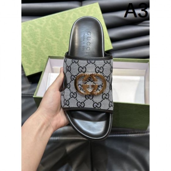 GUCCI Gucci Unique Spring/Summer Coordination 2024SS Men's Slippers GUCCI Gucci Unique Spring/Summer Coordination 2024SS Men's Slippers