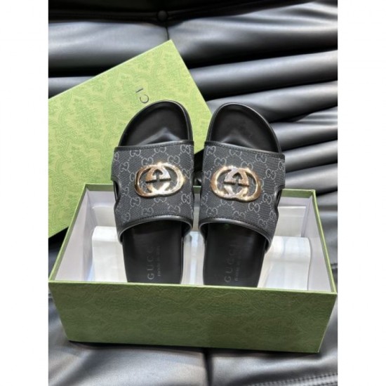 GUCCI Gucci Unique Spring/Summer Coordination 2024SS Men's Slippers GUCCI Gucci Unique Spring/Summer Coordination 2024SS Men's Slippers