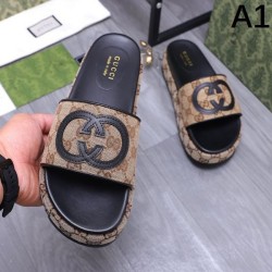GUCCI Gucci Popular new items for this summer 2024SS Men's Sandals