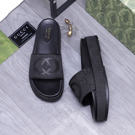 GUCCI Gucci Popular new items for this summer 2024SS Men's Sandals GUCCI Gucci Popular new items for this summer 2024SS Men's Sandals