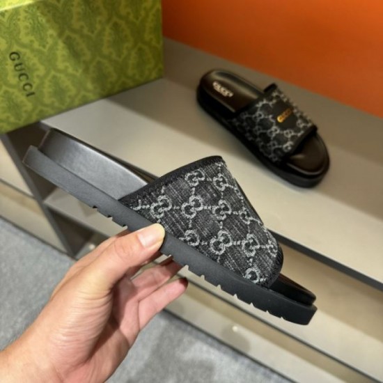 GUCCI Gucci Popular Spring/Summer Collection 2024SS Men's Sandals GUCCI Gucci Popular Spring/Summer Collection 2024SS Men's Sandals