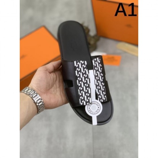 HERMES Brand new product that can't wait for summer 2024SS Men's slippers HERMES Brand new product that can't wait for summer 2024SS Men's slippers