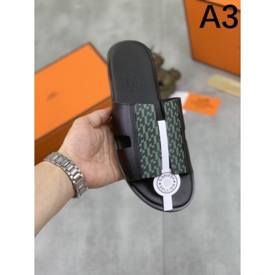 HERMES Brand new product that can't wait for summer 2024SS Men's slippers HERMES Brand new product that can't wait for summer 2024SS Men's slippers
