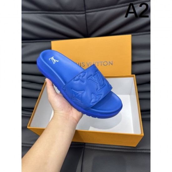 LOUIS VUITTON 2024SS men's slippers that go well with each other LOUIS VUITTON 2024SS men's slippers that go well with each other