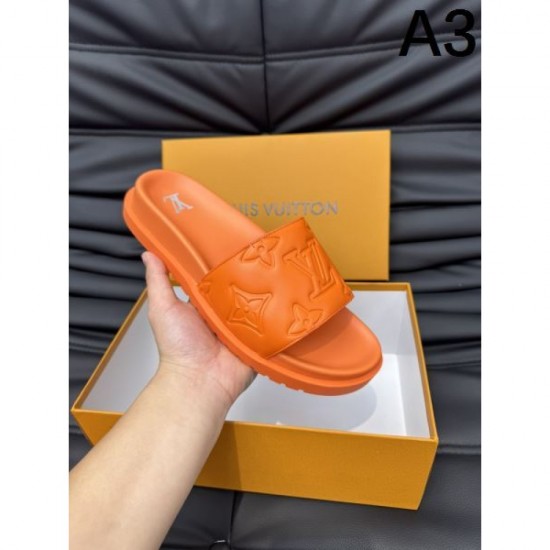 LOUIS VUITTON 2024SS men's slippers that go well with each other LOUIS VUITTON 2024SS men's slippers that go well with each other