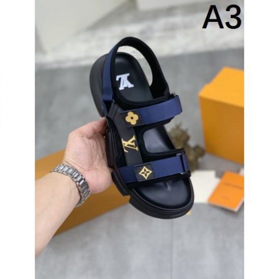 LOUIS VUITTON Extremely popular 2024SS men's slippers LOUIS VUITTON Extremely popular 2024SS men's slippers