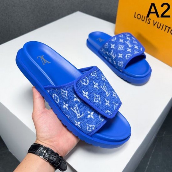 LOUIS VUITTON Exquisite look 2024SS Men's slippers LOUIS VUITTON Exquisite look 2024SS Men's slippers