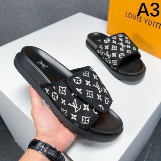LOUIS VUITTON Exquisite look 2024SS Men's slippers LOUIS VUITTON Exquisite look 2024SS Men's slippers
