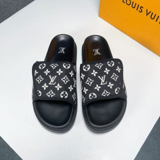 LOUIS VUITTON Exquisite look 2024SS Men's slippers LOUIS VUITTON Exquisite look 2024SS Men's slippers