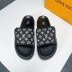 LOUIS VUITTON Exquisite look 2024SS Men's slippers LOUIS VUITTON Exquisite look 2024SS Men's slippers
