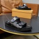 LOUIS VUITTON Explosively popular in summer 2024SS Men's slippers LOUIS VUITTON Explosively popular in summer 2024SS Men's slippers