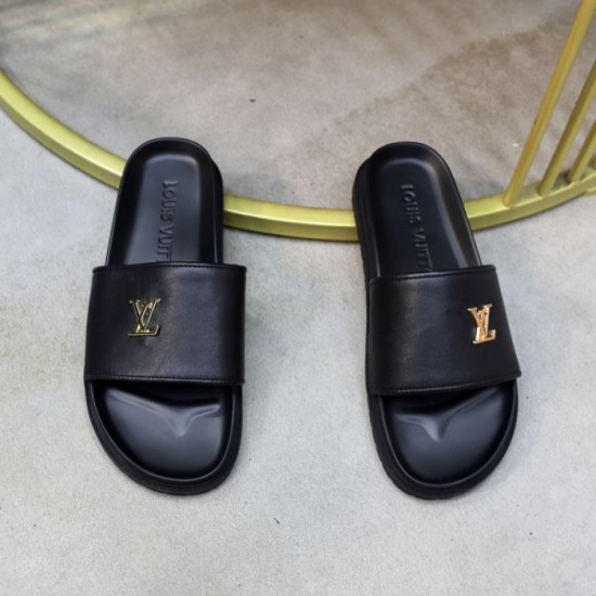 LOUIS VUITTON Louis Vuitton Popular New 2024SS Men's Slippers LOUIS VUITTON Louis Vuitton Popular New 2024SS Men's Slippers