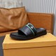 LOUIS VUITTON Louis Vuitton Summer 2024SS Men's Slippers LOUIS VUITTON Louis Vuitton Summer 2024SS Men's Slippers