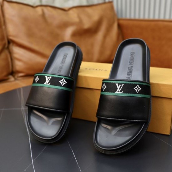 LOUIS VUITTON Louis Vuitton Summer 2024SS Men's Slippers LOUIS VUITTON Louis Vuitton Summer 2024SS Men's Slippers