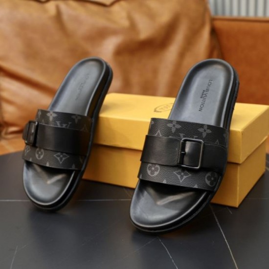 LOUIS VUITTON 2024SS men's slippers that are useful regardless of the season LOUIS VUITTON 2024SS men's slippers that are useful regardless of the season