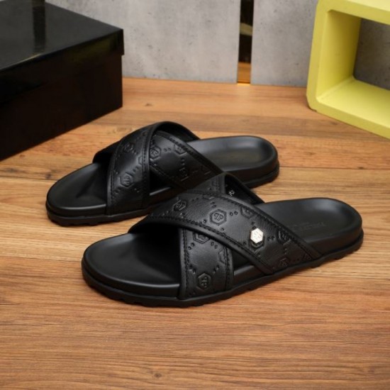 PHILIPP PLEIN Super Special Price Very Popular 2024SS Men's Sandals PHILIPP PLEIN Super Special Price Very Popular 2024SS Men's Sandals