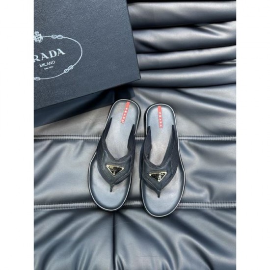 PRADA Prada Celebrity Gets This Season 2024SS Men's Slippers PRADA Prada Celebrity Gets This Season 2024SS Men's Slippers